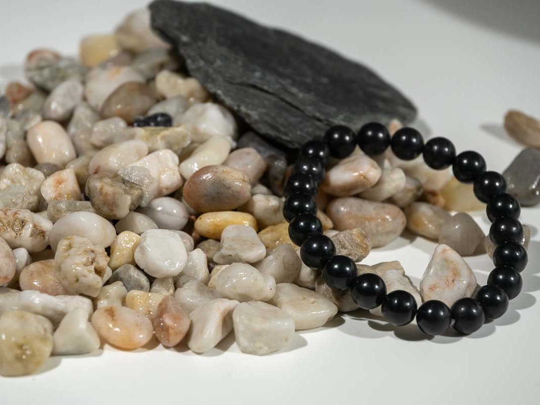 Bracelet Shungite perles par Naïla Nature