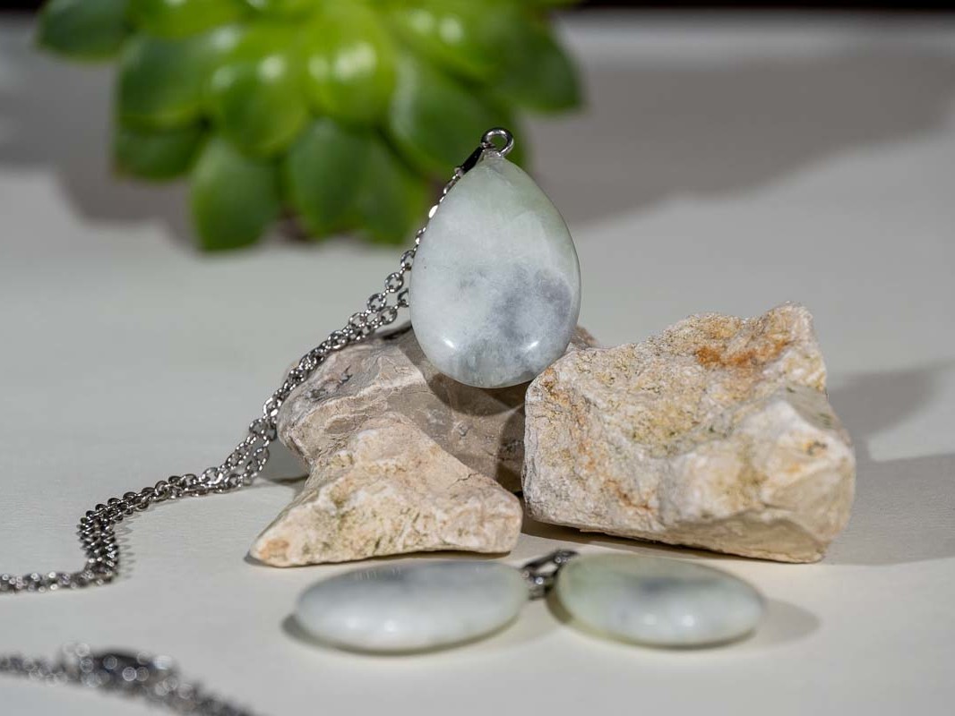Pendentif Amazonite en forme de larme