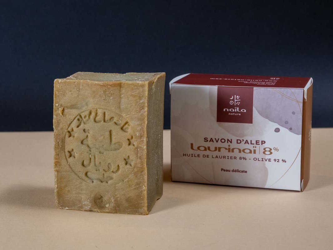 Savon d'Alep authentique 8% 