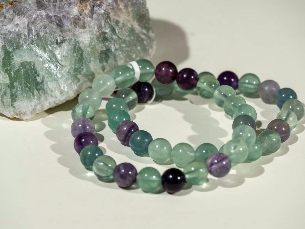 Bracelet Fluorite perles par Naïla Nature