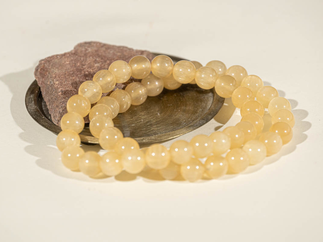 Bracelet Calcite Orange par Naïla Nature