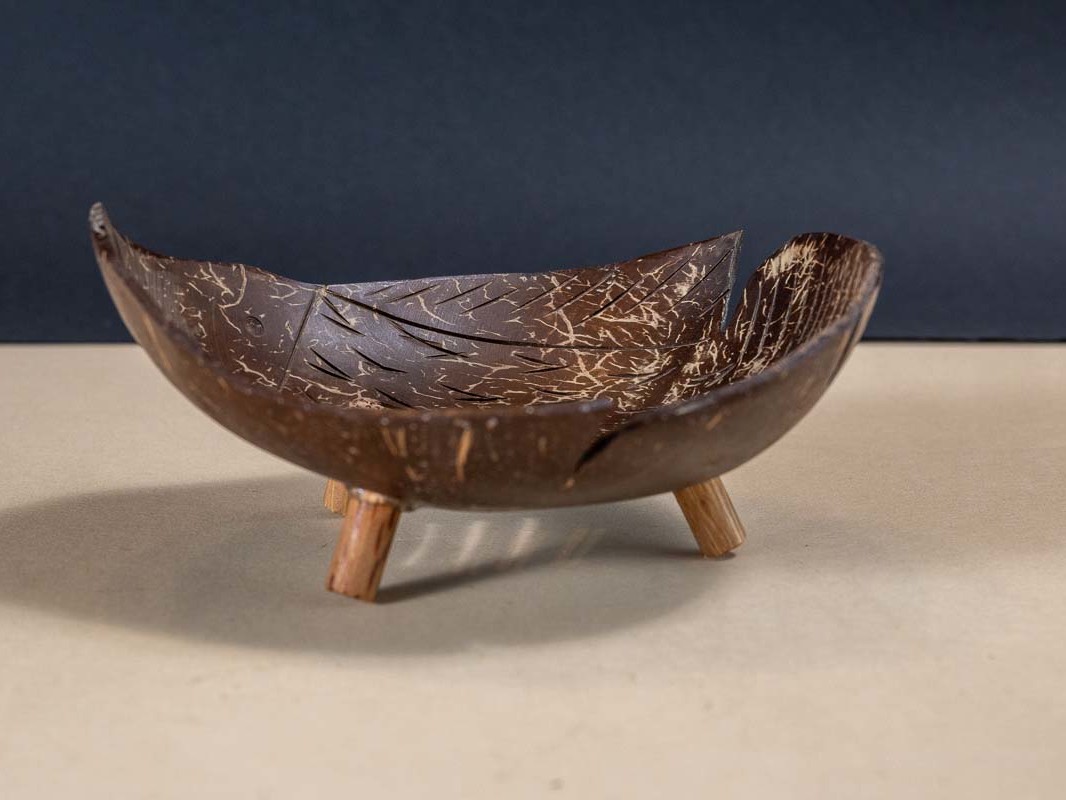 Porte savon en noix de coco 