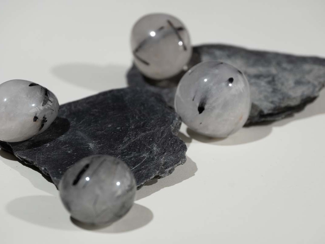 Pierre roulée Quartz Tourmaline