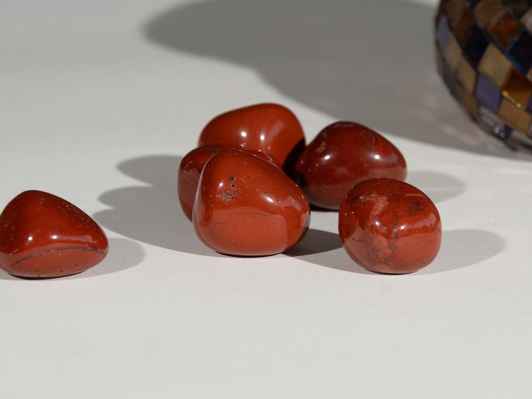 Pierre roulée Jaspe Rouge
