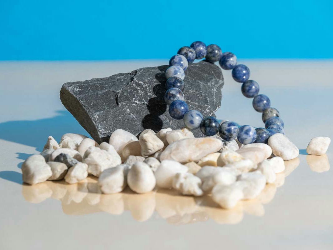 Bracelet Sodalite perles 8 mm