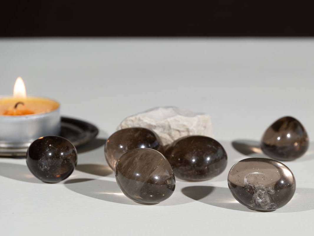 Pierre roulée Quartz Fumé