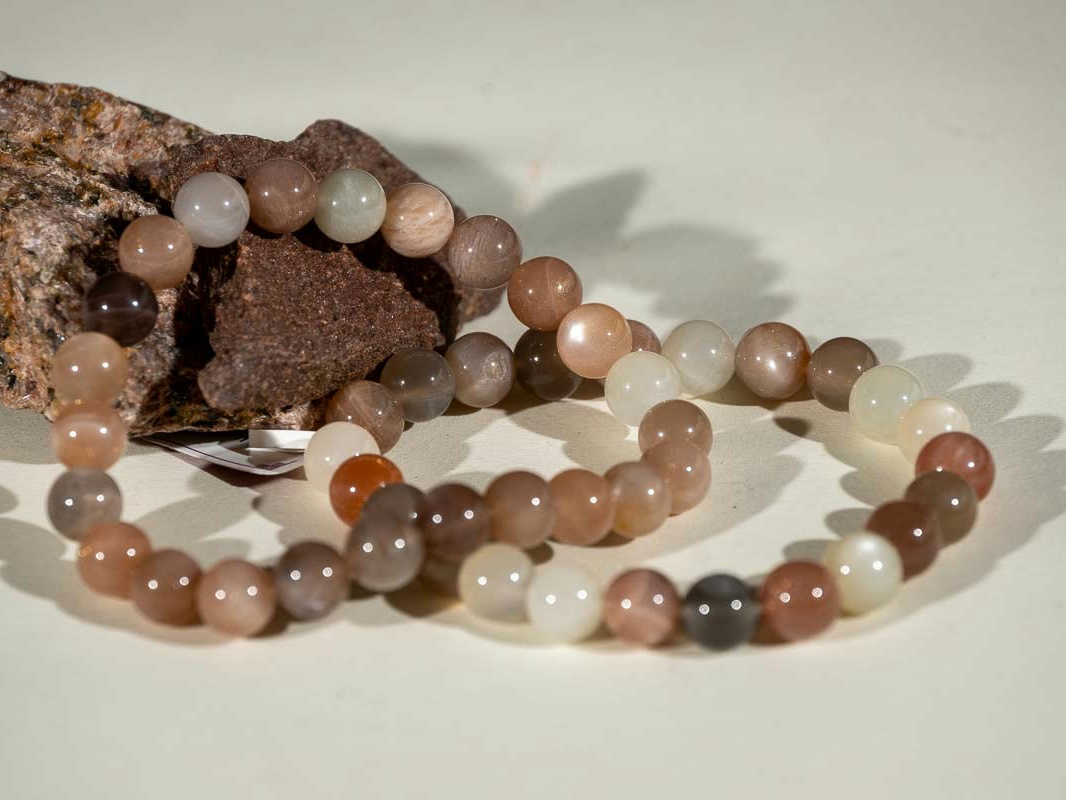 Bracelet Pierre de Lune multicolore