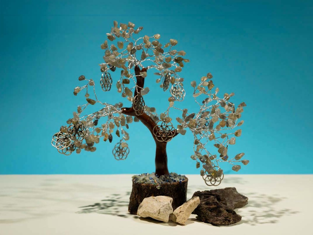 Arbre du Bonheur Labradorite Graine de Vie