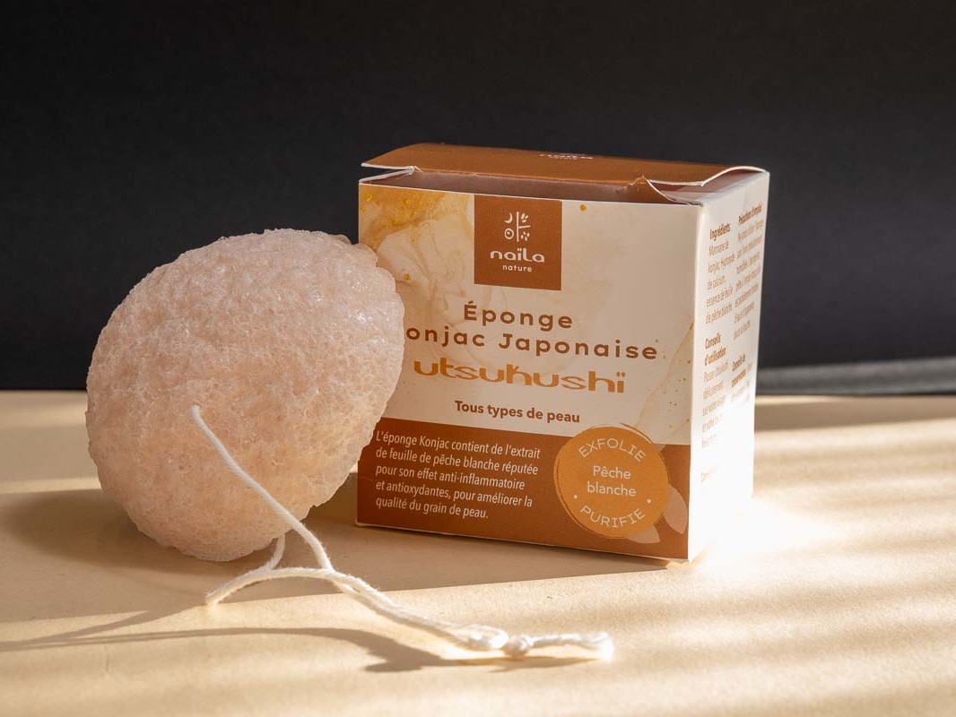 Éponge Konjac japonaise utsukushï